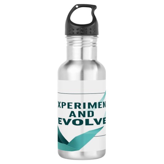 Experimenteer en Evolueer 2 Waterfles (Voorkant)