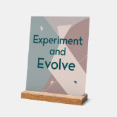 Experimenteer en evolueer acryl bord (Hoek)