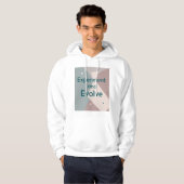 Experimenteer en evolueer hoodie (Voorkant volledig)