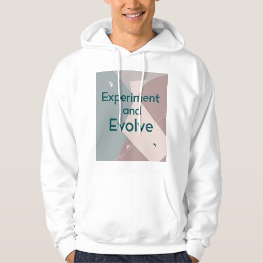 Experimenteer en evolueer hoodie (Voorkant)