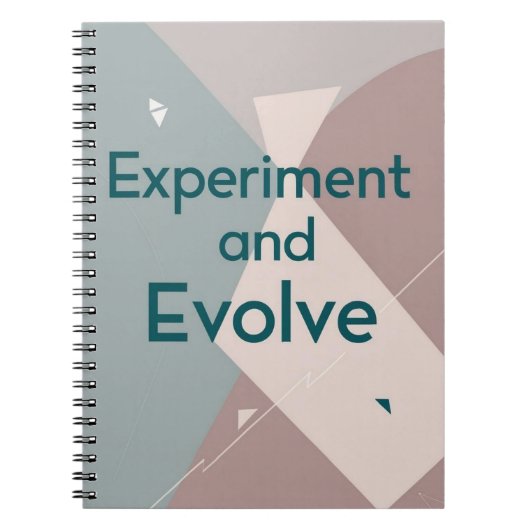 Experimenteer en evolueer notitieboek (Voorkant)