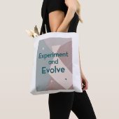 Experimenteer en evolueer tote bag (Dichtbij)
