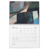 Experimentele Abstracte digitale Art Calendar Kalender (Feb 2027)