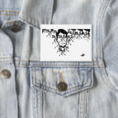 Experimentele cartoonkunst button (Insitu)