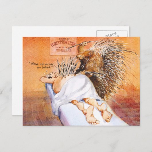 Experimentele geneeskunde briefkaart (Voorkant / Achterkant)