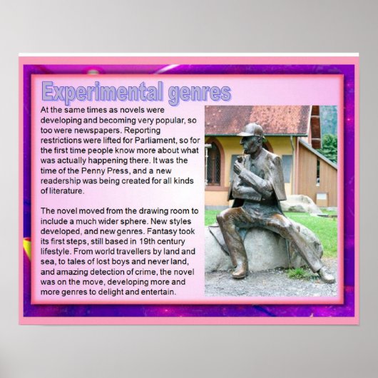 Experimentele genres poster (Voorkant)