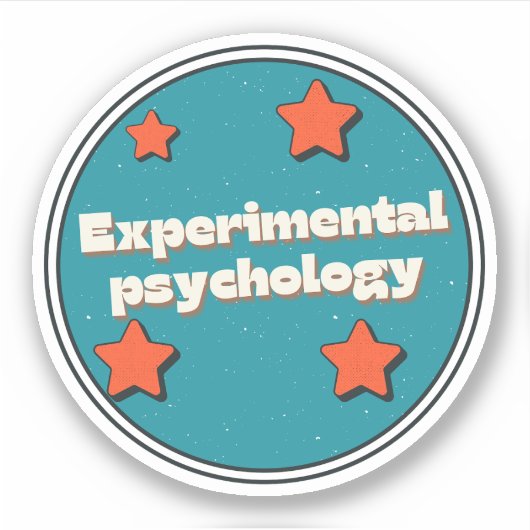 experimentele psychologie sticker (Voorkant)