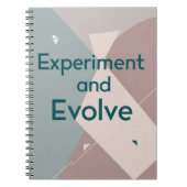 Experimenteren en evolueren notitieboek (Voorkant)