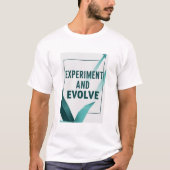 Experimenteren en evolueren optie 2 t-shirt (Voorkant)