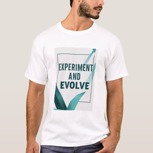 Experimenteren en evolueren optie 2 t-shirt (Voorkant)