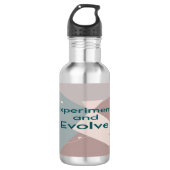 Experimenteren en evolueren waterfles  (Voorkant)