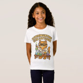 Experimenteren met Cattitude – Lab Cat T-Shirt (Voorkant volledig)