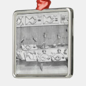 Experimenteren op kikkers metalen ornament (Links)
