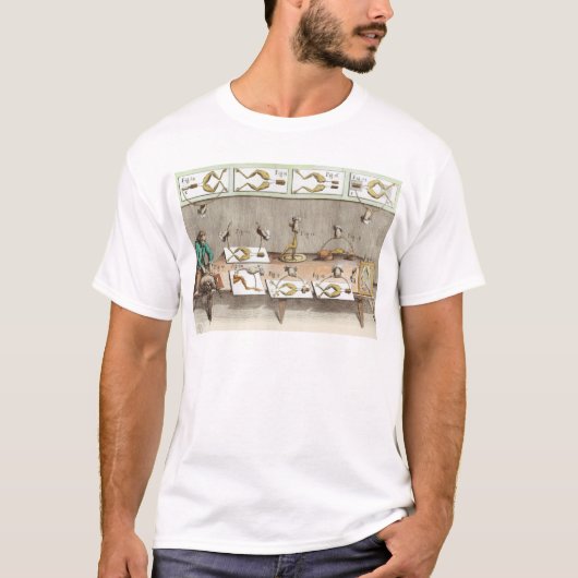 Experimenteren op kikkers t-shirt (Voorkant)
