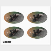 EXPERIMENTEREN OVALE STICKER (Vel)