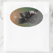 EXPERIMENTEREN OVALE STICKER (Tas)