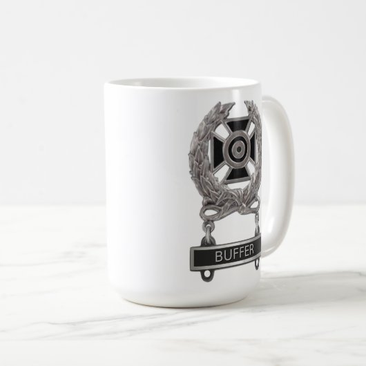 Expert Buffer Badge Koffiemok (Voorkant rechts)