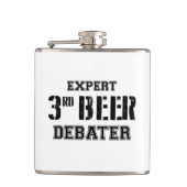 Expert derde bier debater heupfles (Voorkant)