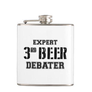 Expert derde bier debater heupfles