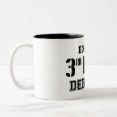 Expert derde bier debater tweekleurige koffiemok (Links)