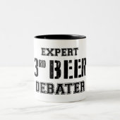 Expert derde bier debater tweekleurige koffiemok (Center)