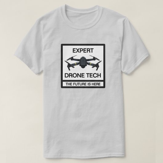 Expert Drone Tech™ T-Shirt (Design voorkant)