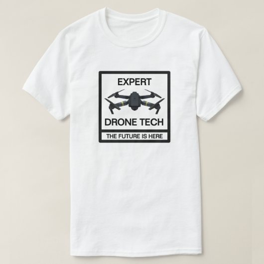 Expert Drone Tech™ T-Shirt (Design voorkant)