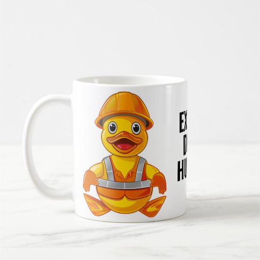 Expert Duck Hunter Constructie Rubber Duck Mok (Links)