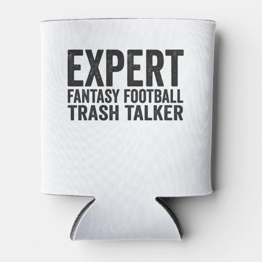 Expert Fantasy Football Trash Talker Funny Gift Blikjeskoeler (Voorkant)