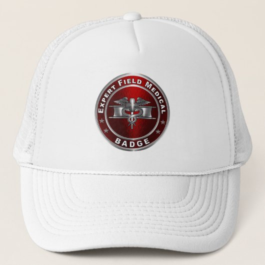 Expert Field Medische Badge EFMB Trucker Pet (Voorkant)
