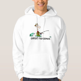EXPERT FISHERMAN FUNNY VIST HOODIE