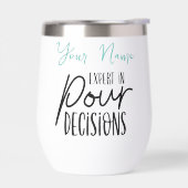 Expert in Pour Beslissingen Wijn Tumbler (Links)