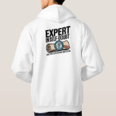 Expert in zelftwijfel hoodie (Achterkant)
