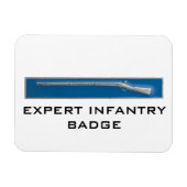 Expert Infanteriebadge Magneet (Horizontaal)