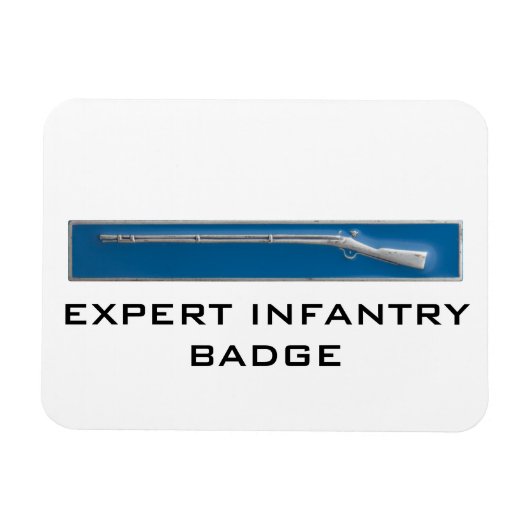 Expert Infanteriebadge Magneet (Horizontaal)