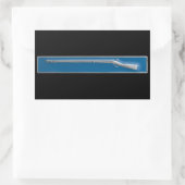 Expert Infanteriebadge Rechthoekige Sticker (Tas)