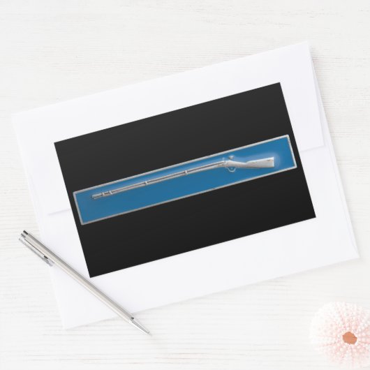 Expert Infanteriebadge Rechthoekige Sticker (Envelop)