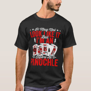 Expert Pinochle-spelers Casino kaartspel Pinochle T-shirt