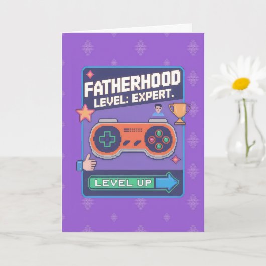 Expert - Retro Gamer Dad Kaart (Kleine Plant)
