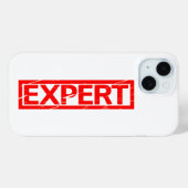 Expert Stamp Case-Mate iPhone Case (Achterkant (horizontaal))