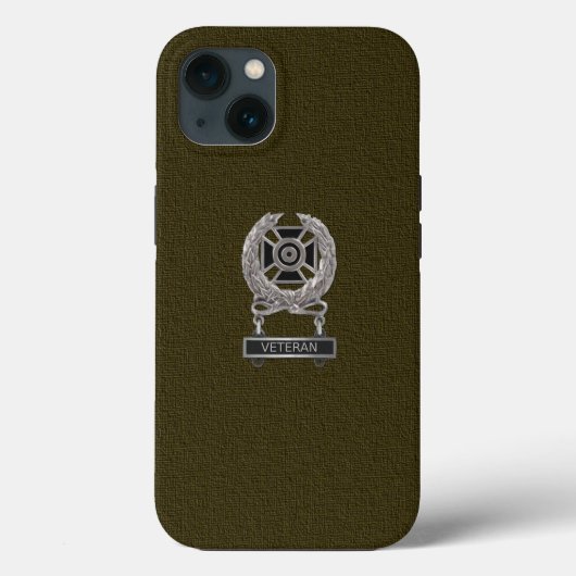 Expert Veteran Badge Medal Case-Mate iPhone Case (Achterkant)