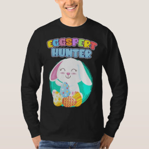 Experte Eierjacht Paaseieren Paashaas Schattig Pa T-shirt