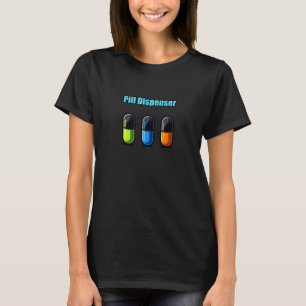Experte Pil Dispenser Medische Rol Ontwerp T-shirt