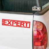 Expertenstempel Bumpersticker (Op Truck)