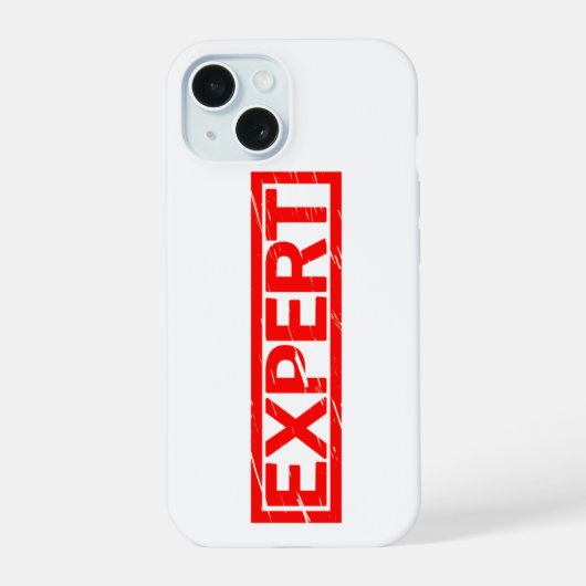 Expertenstempel iPhone 15 Case (Achterkant)