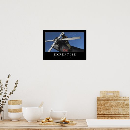 Expertise: Inspirerend prijsopgave Poster (Keuken)