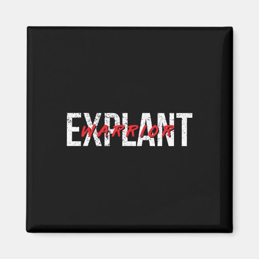 Explantaat Bewustzijn bij borstimplantaat Kanker Magneet (Voorkant)