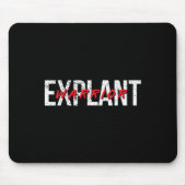 Explantaat Bewustzijn bij borstimplantaat Kanker Muismat (Voorkant)