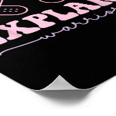 Explantaat borstimplantaat ziekte Kankerbewustzijn Poster (Hoek)