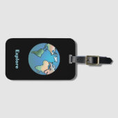 Explay the world bagagelabel (Voorkant (horizontaal))